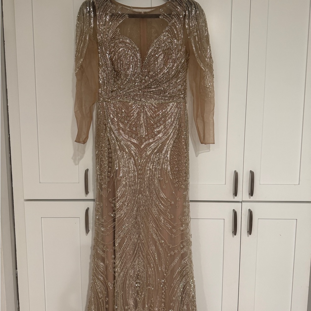 Elegant Sequin Evening Gown